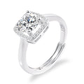 925 Sterling Silver Mossanite Jewelry Wedding 1 Carat Moissanite Diamond Engagement Rings Designs for Women