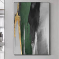 Large Size Pictures Wall Art Hand Painted Canvas Gold Foil Abstract Artwork Oil Painting for Home Decor Painting