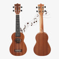 Cheap Ukulele Wholesale Price OEM ODM Custom Made Aiersi Brand Mahogany Wood soprano Ukulele 21 Inch Kid Ukelele