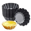 Mini 12 Packs Non-stick Carbon Steel Bakeware Cupcake Muffin Baking Mold and Egg Tart Brioche Chicho Baking Mold