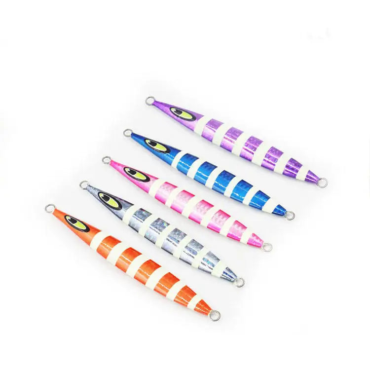 Selco Jigging Lead Fish 100g/120g Metal Jig Fishing Lure 5 Color Artificial Hard Jig Fishing Lure