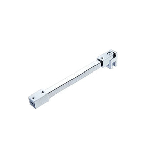Modern Design Stainless Steel Shower Screen Support Brushed Nickel Black Vertical Glass Telescopic Bar Bathroom Grab Bar