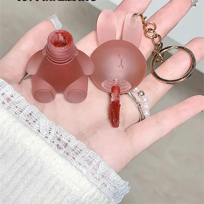 Hot Selling Waterproof Lightweight Nong Sticky Beauty Makeup Multiple Colors Cute Bunny Lip Glaze