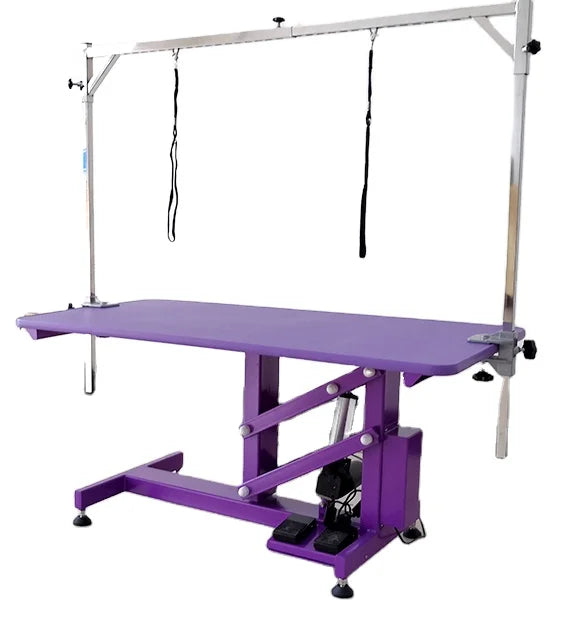 USMILEPET Wholesale Price Electric Lifting Cats Dog Grooming Accessories Eco-Friendly Metal Pet Salon Black/Purple Pet Grooming