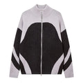 Fashion Zipper Knitted Cardigan Sweater Jacket Winter Design Knitted Cardigan Sweater for Men Standard Custom Cardigan
