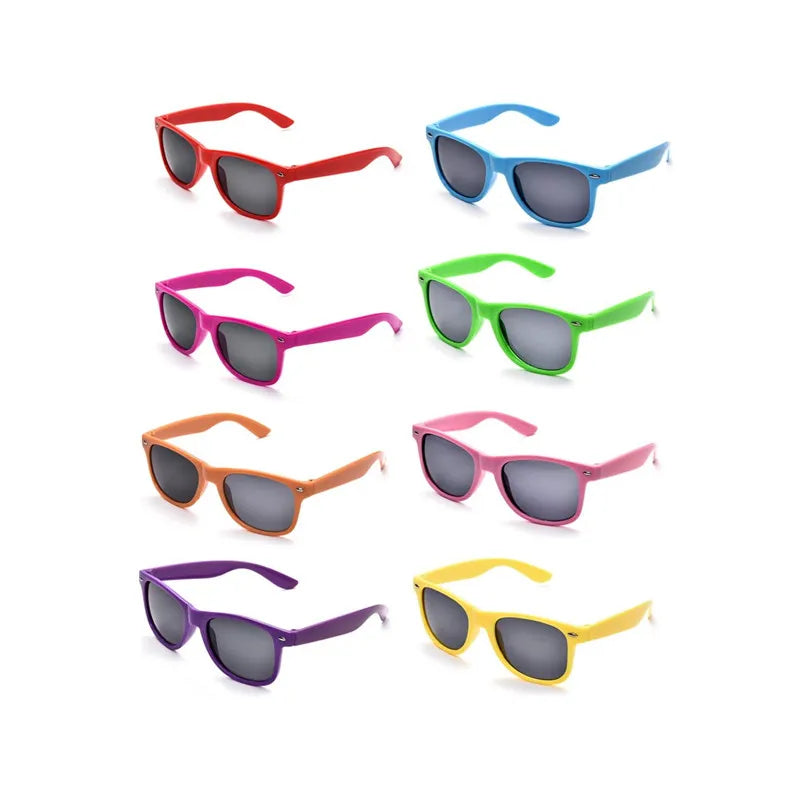 Cheap Neon Colors Party Favor Supplies Unisex Plastic Sunglasses HPC-2114