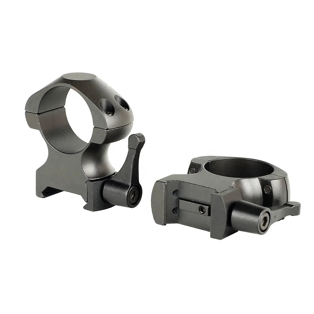 Ohhunt Quick Detach Optic Mount CNC Machined High Profile QD 25.4mm Steel Tactical Scope Rings