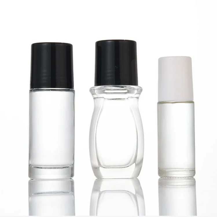 5ml 10ml 30ml 50ml Roller Bottle clear Roll on Bottle/vial/glass Vial for Perfume