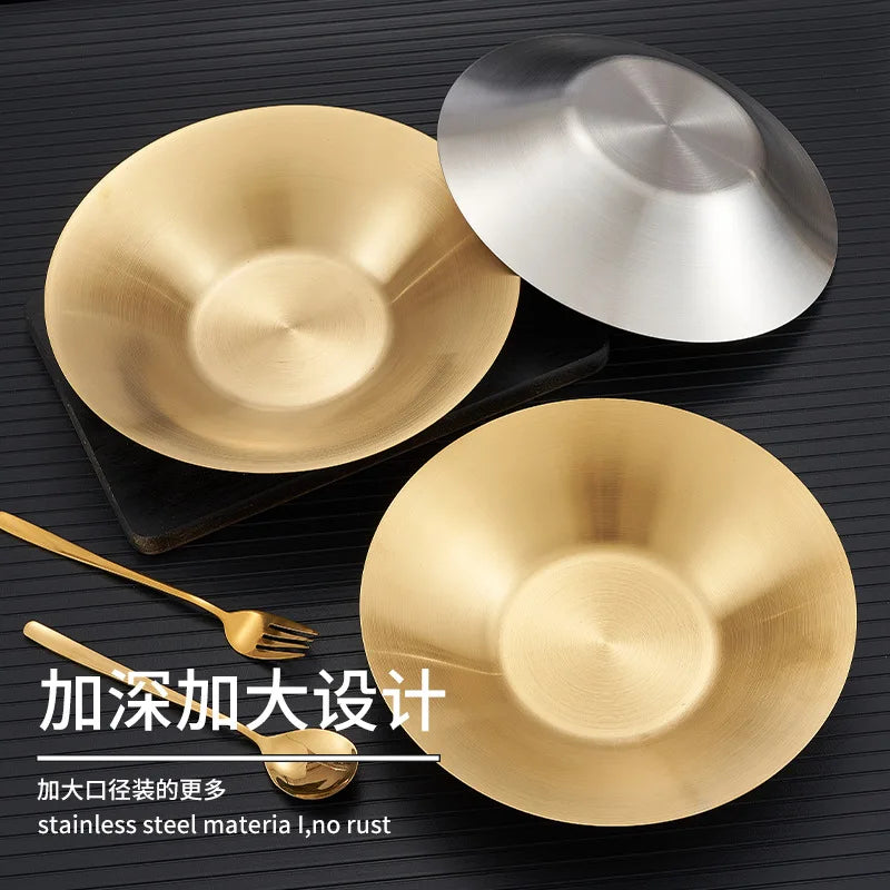 Hot Sale 18/10 Stainless Steel Japanese Ramen Bowl Restaurant Pasta Mixing Bowl