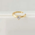 LOZRUNVE Korean Fine jewelry Manufacturer 925 Sterling Silver Solitaire No Piercing Ear Cuff Earring