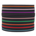 Popular 25mm Woven Webbing with Two Light Reflective Ribbons Factory Wholesale Pet Vest Reflective Webbing