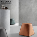 WISEMAX FURNITURE Modern Living Room Sofas Fabric Dressing Chair Round Ottoman Velvet Footrest Luxury Round Ottoman Chair