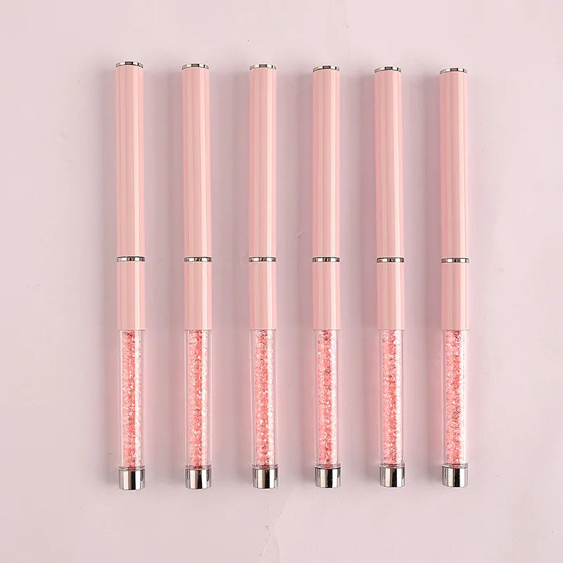 Customization 5/7/9/11/13/15mm Stripe Line Detail Drawing Pink Fine Liner Extra Fine 9mm Nail Brush