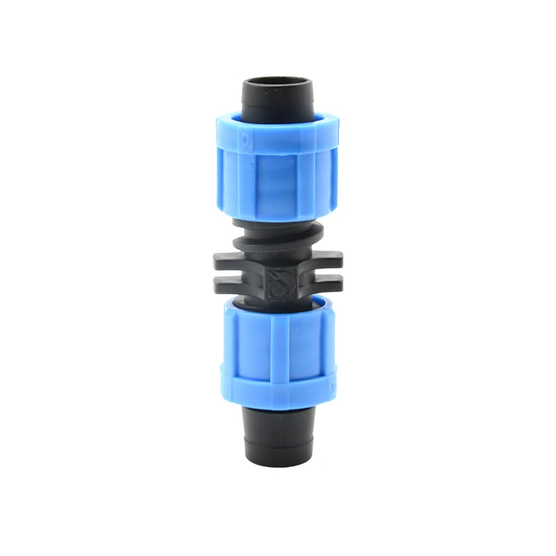 17mm Lock Coupling for Pipe Tape Drip Tape Fittings on Irrigation System for Greenhouse Water Hose Garden Irrigation