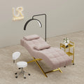 Union Win Frame White Spa Topper Lash Bed for Salon Extension Luxury Facial Massage Salon Salon Curve Beauty Lash Bed