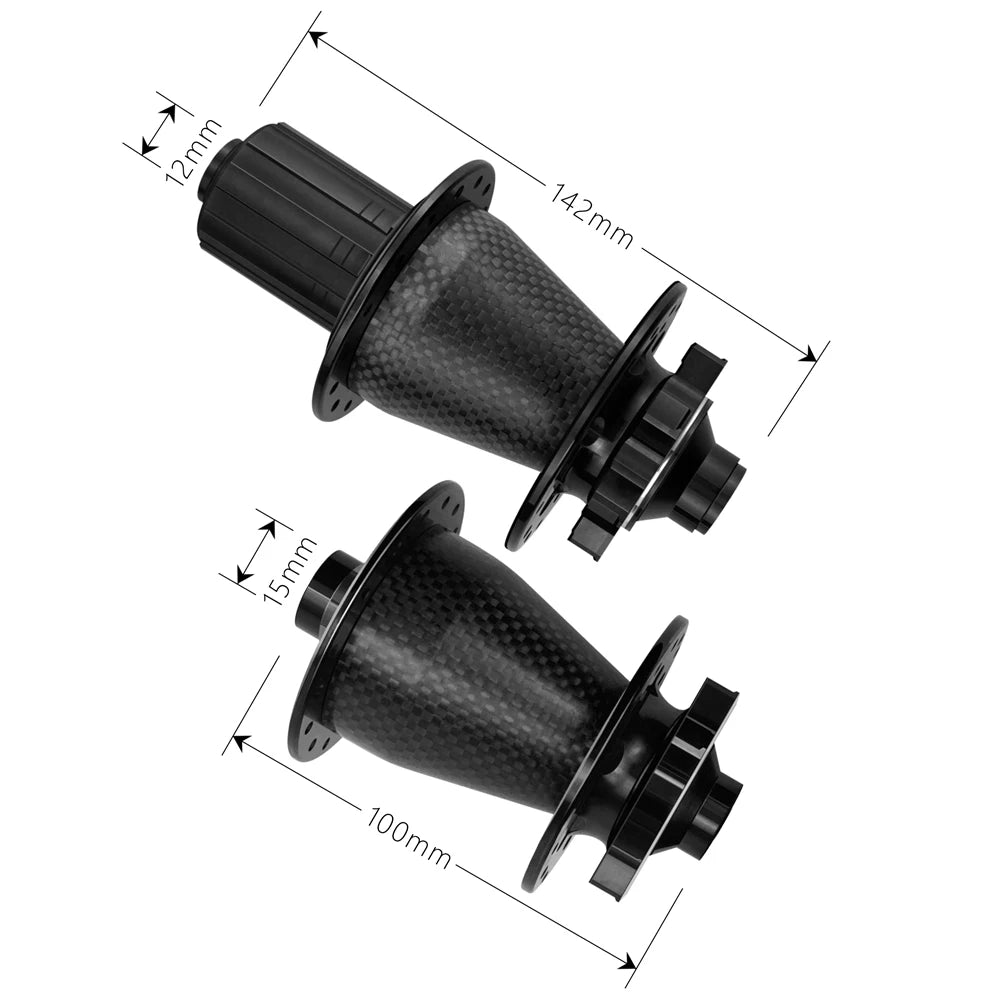 4 Bearing Hub QR/Thru-axle 100*135mm & 100*142mm 8-13 Speed Disc Brake Ratchet 32 Hole Front/Rear MTB Hubs for MTB Wheelsets