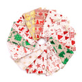 10x14cm Christmas Linen Pouch Jewelry Gift Package Drawstring Bag
