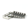 Custom RF Shield with Vented Surface Mount Rivet Type in Tinplate Steel Stainless Steel Brass