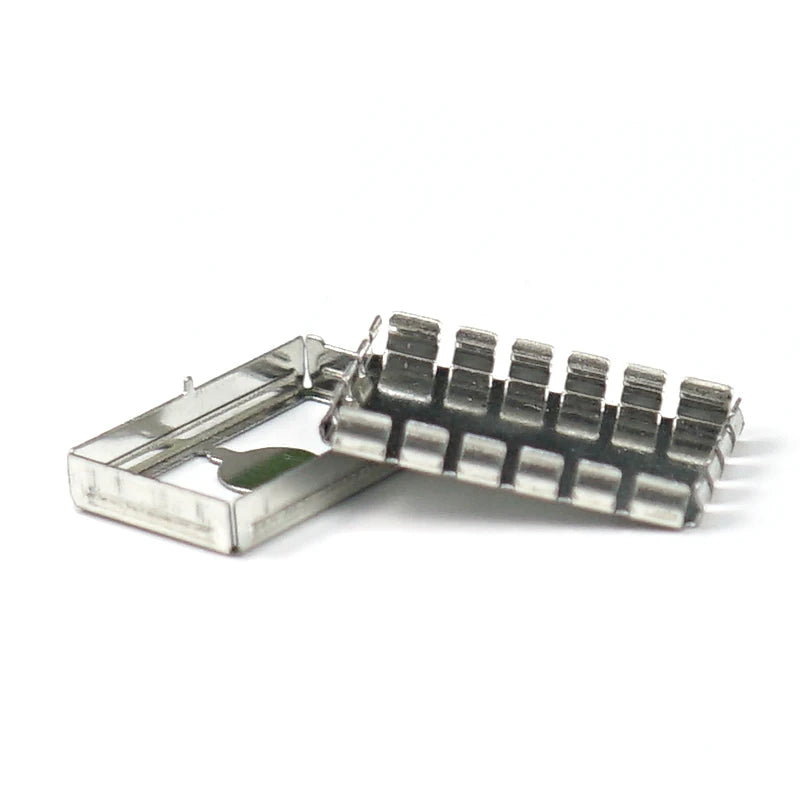 Custom RF Shield with Vented Surface Mount Rivet Type in Tinplate Steel Stainless Steel Brass