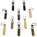 Detachable Zipper Handles Replacement Metal Rope Zipper Pullers for #3 #5 #8 #10 Zipper Bag Backpack Luggage Garment