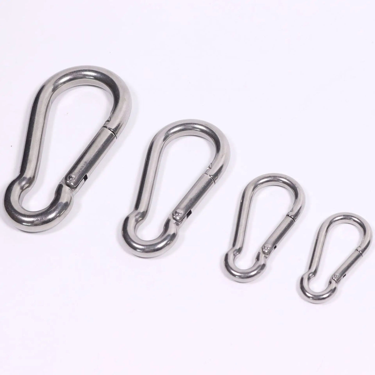 M5 Stainless Steel Carabiner Hook 304 Carabiner Small Spring Snap Hooks