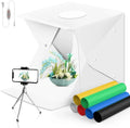 Mini Folding LED Lightbox Photography  Studio Photo Background Kit Light Box