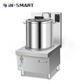 8-15KW Industrial Electric Induction Stock Pot Stove Low Base Soup Boiler Range for Restaurant Hotel Canteen 100L Large Capacity