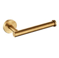 Bathroom Metal Wall Mounted Brushed Gold Toilet Roll Paper Towel Holder
