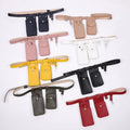 Latest Fanny Pack Ladies All-match Waist Bag Multipurpose Belt Motorcycle Punk PU Crossbody Bag Waist Mobile Phone Bag