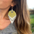 Custom Fashion Bohemian Ethnic Tassel Earrings Women Handmade Statement Long Seed Bead Hoop Earrings