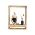 Hot Sale Floating Shelves Wood Rustic Rectangle Wood Wall Shelves