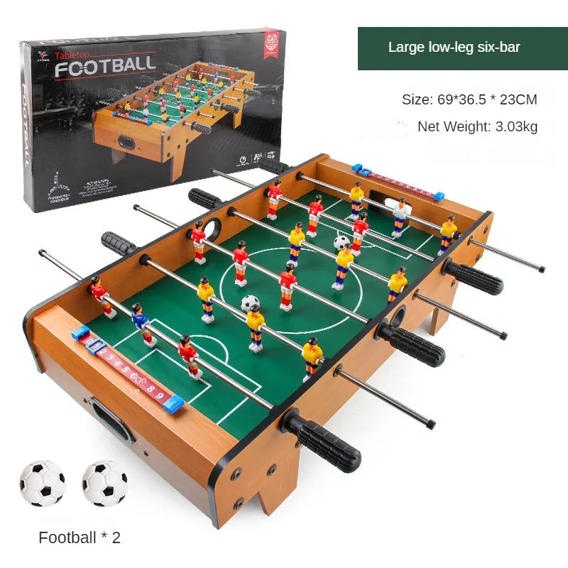 Hot Sale Popular Interactive Children's Mini Wooden Football Table Game with Customizable Logo for Home Party