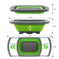 Colander Collapsible-Colander Strainer Over the Sink Vegtable/Fruit Colanders Strainers With Extendable Handles