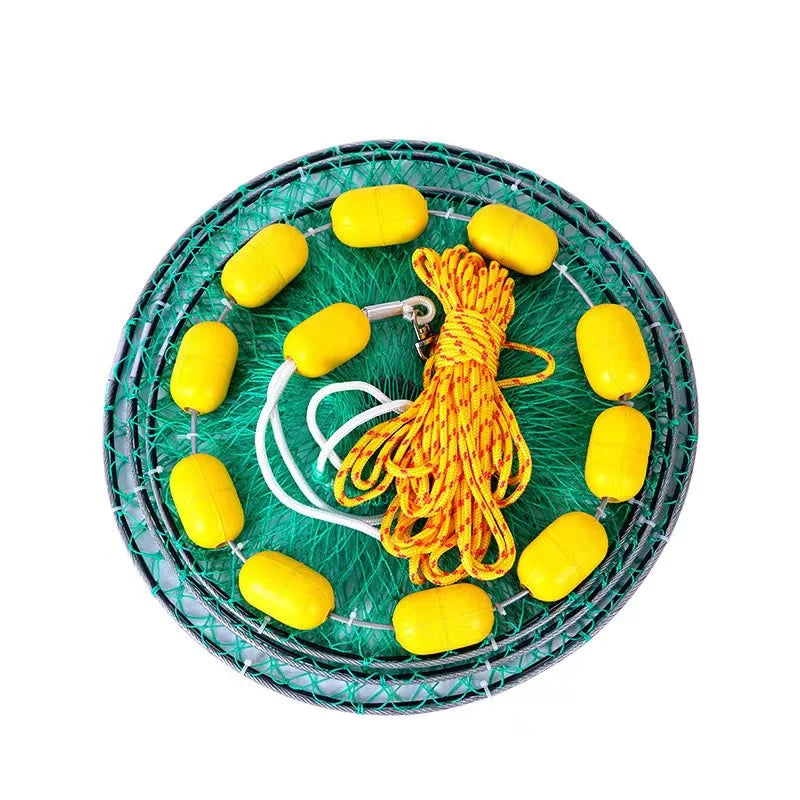 Fish protection Top With Floating Balls That Form -light Polyester air Bubbles Fishing Keeping Net