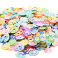 10*13mm Christmas Party Decoration Pvc Sequins Egg Cover Shape Gold Shiny Toy Stationery Bag Craft Decorative Beaded Film Sequin