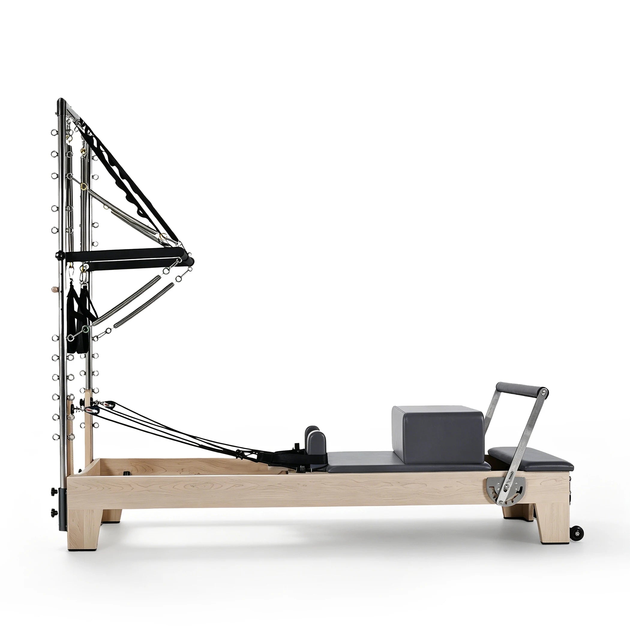 Custom High Quality  Equipment Maple Wood Pilates Reformer With Tower