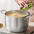Zhenneng New Style Stainless Steel Soup & Stock Pots Induction Cooking Soup Pot Stock Hot Pots Casserole with Lid