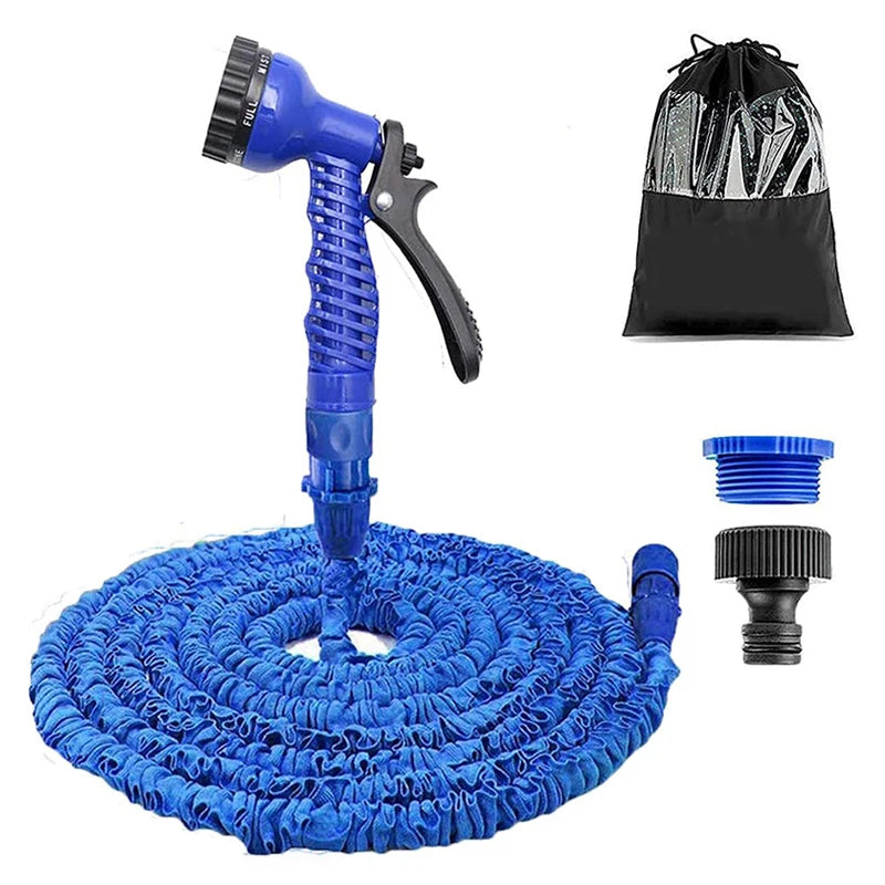 Sprinkler Irrigation System Extension Garden Hose Spray 25 50 75 100FT High Pressure Water Gun Irrigation Water Pipe