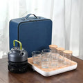 Europe-Style Loop-Handled 9 to 11pcs Set Tripper a High Quality Arabic Coffee & Tea Sets Travel Coffee Tea Bag