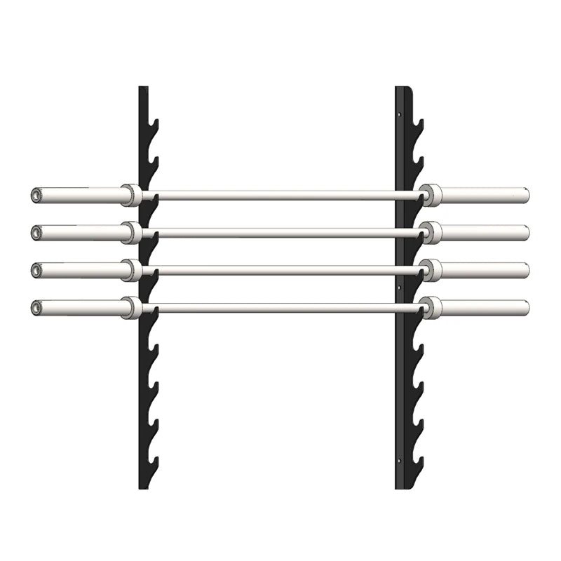 Home Gym Fitness Customized Durable Multilayer Metal Barbell Storage Wall Mounted Indoor Fitness Rack