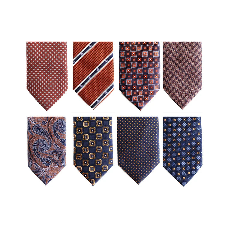 Designed Manufactory Wholesale-neckties Men Formal Paisley Casual Premium Neckties Striped Polyester Ties
