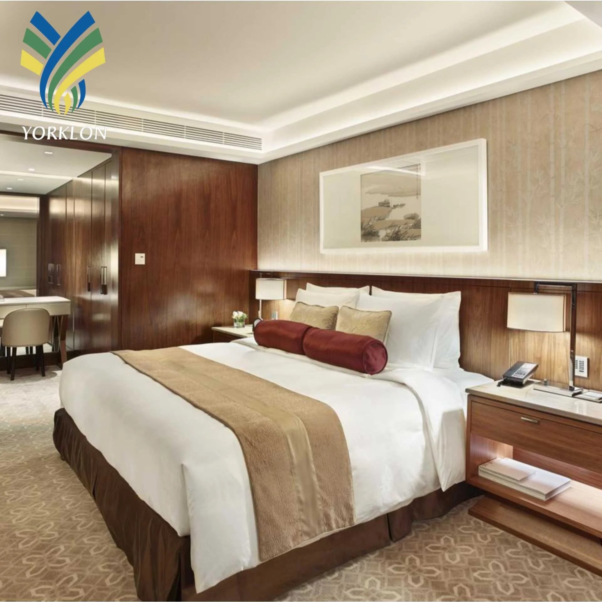 Waterproof Soundproof Heat Insulation and Anti-Static Wallpaper Wallcoverings From the White Swan Hotel Guangzhou