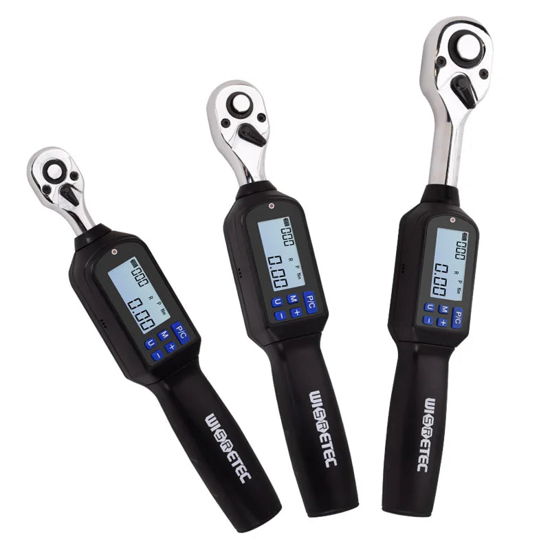 New Mini 3/8 High Precision Quality Tool Electric Bike Car Repair Adjustable Drive Digital Display Torque Wrench