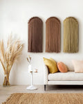 2025 New Customized Handmade Macrame Hoop Wall Hanging Macrame Wall Hanging Home Decoration Macrame Wall Hanging Large W1499