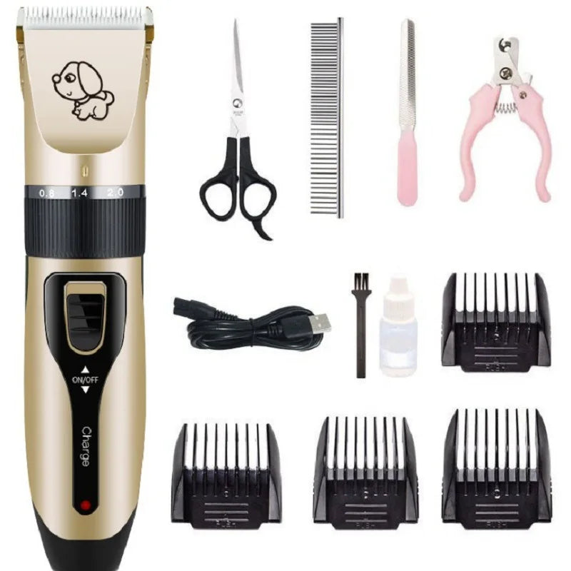 Pet Grooming Tools 2022 Cordless Rechargeable Animal Electric Pet Hair Clipper Trimmer Professional Dog Grooming Clippers
