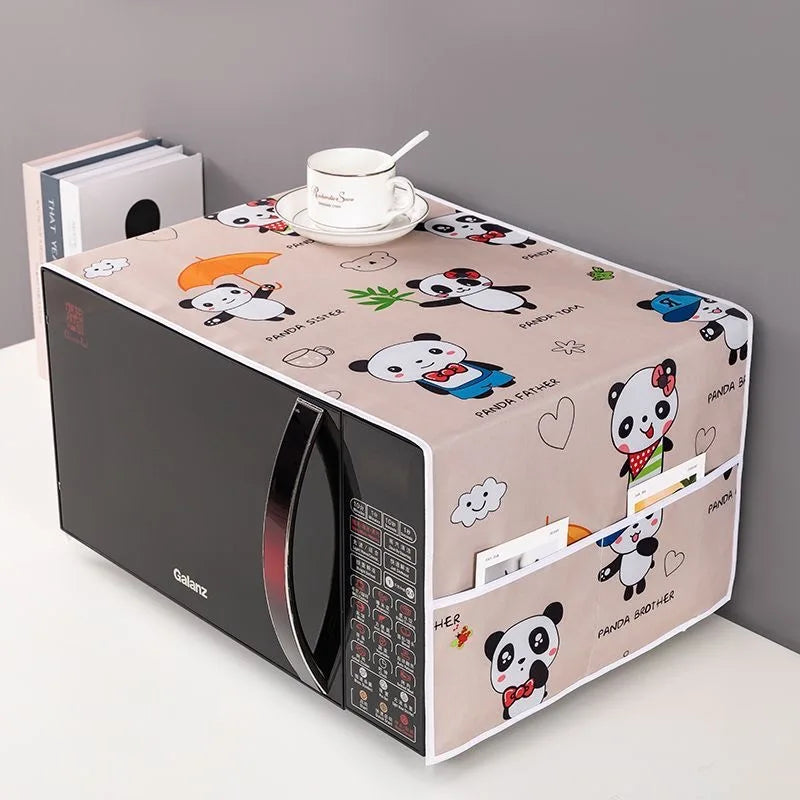 Wholesale Waterproof Washable Dustproof Top Protector Mat Kitchen Microwave Cover with Detachable Design for Tools Use