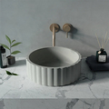 Industrial Style Counter Top Table Cement  Basin Concrete Basin Mold Light Grey Concrete  Bathroom Sinks