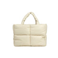 Fashion Puffer Tote Bag for Women Large Puffer Tote Bag Quilted Crossbody Bag for Women Puffer Hobo Handbag