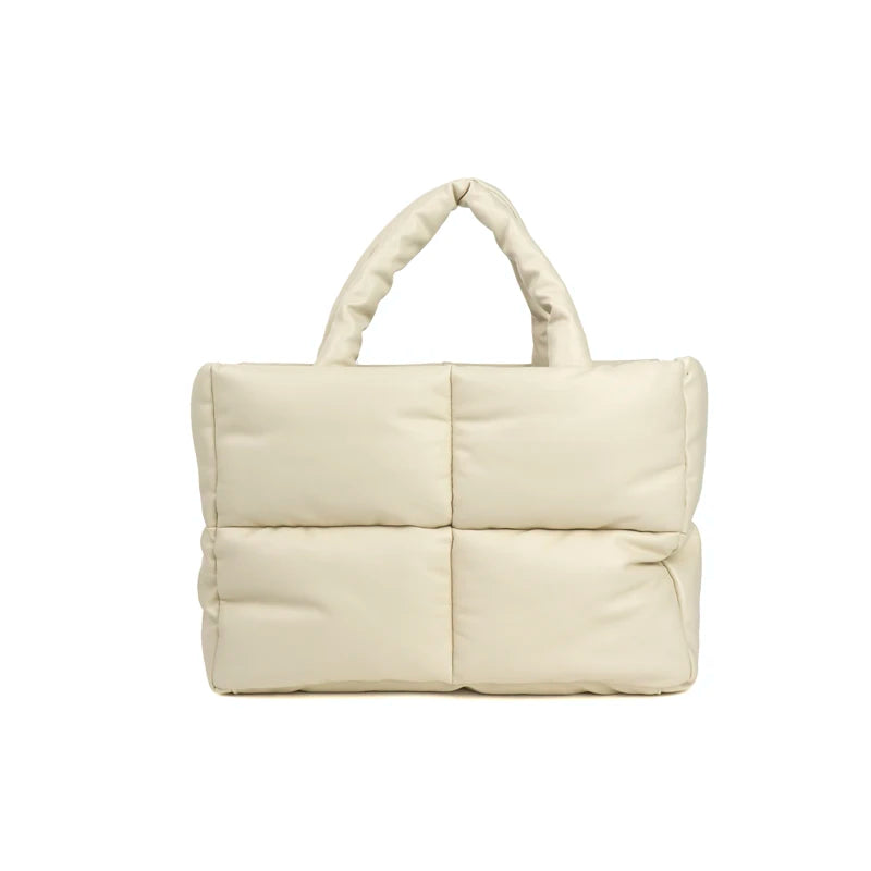 Fashion Puffer Tote Bag for Women Large Puffer Tote Bag Quilted Crossbody Bag for Women Puffer Hobo Handbag