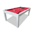 7 ft 3-in-1 Multi Game Dining Table Air Hockey Billiards PingPong Cushioned with MDF Pool Table Combo